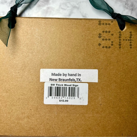 Handmade Wooden Colorful Tie Dye Stay At Home Dog Mom Artisan Hanging Sign Decor - Picture 3 of 5